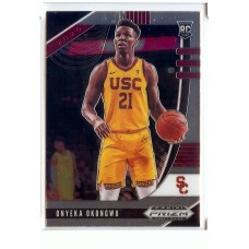 2020-21 Prizm Draft Picks Onyeka Okongwu #45 Base Rookie USC Trojans/Atlanta Hawks