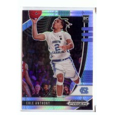 2020-21 Prizm Draft Picks Cole Anthony #49 Base Rookie Prizms Hyper North Carolina Tar Heels/Orlando Magic