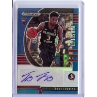 2020-21 Prizm Draft Picks Trent Forrest #85 Prospect Autographs Blue /149 Florida State Seminoles/Utah Jazz