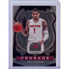 2020-21 Prizm Draft Picks Obi Toppin #87 Crusade Dayton Flyers/New York Knicks