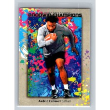 2024 Upper Deck UD Goodwin Champions Audric Estime Base Splash of Color #143 Rookie Football 1:2 h, 1:2 e, 1:2 b 2024 Upper Deck UD Goodwin Champions Audric Estime Base Splash of Color #143 Rookie Football 1:2 h, 1:2 e, 1:2 b