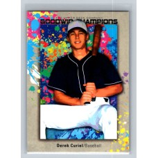 2024 Upper Deck UD Goodwin Champions Derek Curiel Base Splash of Color #150 Prospect Baseball 1:2 h, 1:2 e, 1:2 b