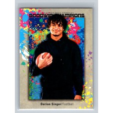 2024 Upper Deck UD Goodwin Champions Dorian Singer Base Splash of Color #147 Prospect Football 1:2 h, 1:2 e, 1:2 b 2024 Upper Deck UD Goodwin Champions Dorian Singer Base Splash of Color #147 Prospect Football 1:2 h, 1:2 e, 1:2 b