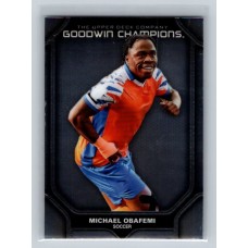 2024 Upper Deck UD Goodwin Champions Michael Obafemi Platinum #P73 Rookie Soccer 1:5 h, 1:5 e, 1:10 b 2024 Upper Deck UD Goodwin Champions Michael Obafemi Platinum #P73 Rookie Soccer 1:5 h, 1:5 e, 1:10 b