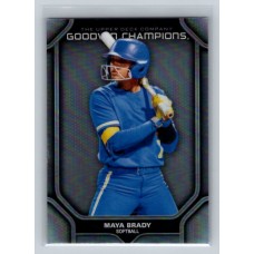 2024 Upper Deck UD Goodwin Champions Maya Brady Platinum Rainbow Parallel #P27 Prospect Softball 1:8 h, 1:8 e, 1:15 b 2024 Upper Deck UD Goodwin Champions Maya Brady Platinum Rainbow Parallel #P27 Prospect Softball 1:8 h, 1:8 e, 1:15 b