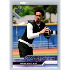 2024 Upper Deck UD Goodwin Champions Malachi Nelson Upper Deck Young Guns #YG-33 Prospect Football 1:3 h, 1:3 e, 1:3 b 2024 Upper Deck UD Goodwin Champions Malachi Nelson Upper Deck Young Guns #YG-33 Prospect Football 1:3 h, 1:3 e, 1:3 b