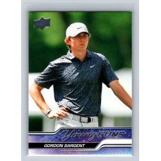 2024 Upper Deck UD Goodwin Champions Gordon Sargent Upper Deck Young Guns #YG-42 Prospect Golf 1:3 h, 1:3 e, 1:3 b