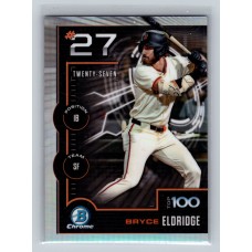 2025 Bowman Jacob Bresnahan #BCP-53 Bowman Chrome Prospects Wave Refractor #/350 (1:54) San Francisco Giants