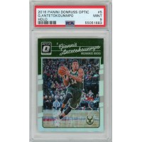 2016 Panini Donruss Optic Giannis Antetokounmpo Holo #5 PSA 9 Milwaukee Bucks