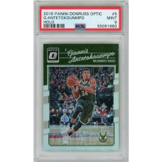 2016 Panini Donruss Optic Giannis Antetokounmpo Holo #5 PSA 9 Milwaukee Bucks