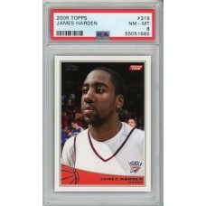 2009 Topps James Harden #319 PSA 8 Oklahoma City Thunder