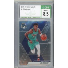 2019 Panini Mosaic JA Morant #219 CSG 8.5 Memphis Grizzlies