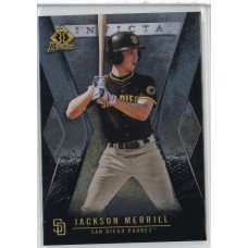 2021 BOWMAN DRAFT CHROME JACKSON MERRILL BOWMAN INVICTA BI-2 SAN DIEGO PADRES