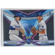 2021 BOWMAN DRAFT CHROME FRANK MOZZICATO BEN KUDRNA FRANCHISE FUTURES FF-7 KANSAS CITY ROYALS