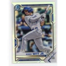 2021 BOWMAN DRAFT CHROME BOBBY WITT JR. REFRACTOR BDC-47 KANSAS CITY ROYALS