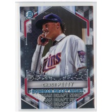 2021 BOWMAN DRAFT CHROME CHASE PETTY BOWMAN DRAFT NIGHT BDN-2 MINNESOTA TWINS