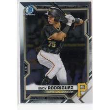 2021 BOWMAN DRAFT CHROME ENDY RODRIGUEZ BASE BDC-168 PITTSBURGH PIRATES