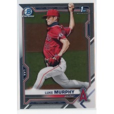 2021 BOWMAN DRAFT CHROME LUKE MURPHY BASE BDC-167 ANGELS