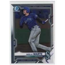 2021 BOWMAN DRAFT CHROME NOELVI MARTE BASE BDC-147 SEATTLE MARINERS