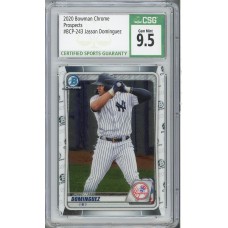 2020 Bowman Chrome Prospects Jasson Dominguez #BCP-243 CSG 9.5 New York Yankees