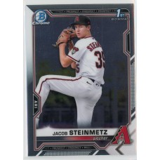 2021 BOWMAN DRAFT CHROME JACOB STEINMETZ BASE BDC-83 ARIZONA DIAMONDBACKS