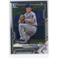 2021 BOWMAN DRAFT CHROME SHANE PANZINI BASE BDC-36 KANSAS CITY ROYALS