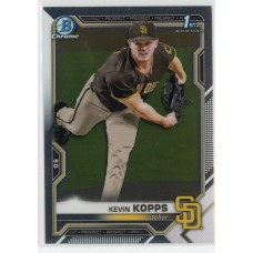 2021 BOWMAN DRAFT CHROME KEVIN KOPPS BASE BDC-7 SAN DIEGO PADRES