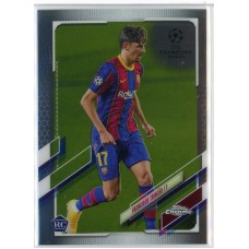 2020-21 TOPPS CHROME UEFA CHAMPIONS LEAGUE FRANCISCO TRINCÃO #4 ROOKIE FC BARCELONA