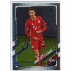 2020-21 TOPPS CHROME UEFA CHAMPIONS LEAGUE JAMAL MUSIALA #81 ROOKIE FC BAYERN MÜNCHEN