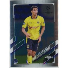 2020-21 TOPPS CHROME UEFA CHAMPIONS LEAGUE JUDE BELLINGHAM #68 ROOKIE BORUSSIA DORTMUND