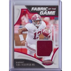 2020 Certified Tua Tagovailoa #16 Collegiate Fabric of the Game 207/299 Alabama Crimson Tide/Miami Dolphins