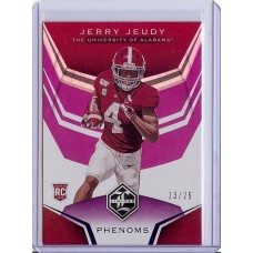 2020 Limited Jerry Jeudy #2 Phenoms Purple 13/25 Alabama Crimson Tide/Denver Broncos