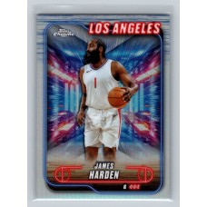 2024-25 Topps Chrome Breakers Delight James Harden #198 Refractor - (1:2 hobby, 4:1 breaker: 1:8 value, 1:7 mega) Los Angeles Clippers
