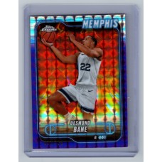 2024-25 Topps Chrome Breakers Delight Desmond Bane #113 Purple Geometric Refractor - (1:1 breaker) /129 Memphis Grizzlies