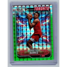 2024-25 Topps Chrome Breakers Delight Scottie Barnes #89 Green Refractor - (1:49 hobby, 1:1,013 value, 1:444 mega) /99 Toronto Raptors