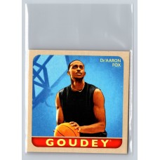 2025 Upper Deck Goodwin Champions De' Aaron Fox #G-14 Goudey Basketball 1:4 Hobby, 1:4 e-Pack, 1:2 Blaster