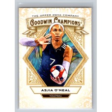 2025 Upper Deck Goodwin Champions Asjia O'Neal #79 Base Set Rookie Volleyball