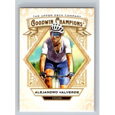 2025 Upper Deck Goodwin Champions Alejandro Valverde #17 Base Set Cycling