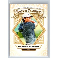 2025 Upper Deck Goodwin Champions Gordon Sargent #48 Base Set Prospect Golf