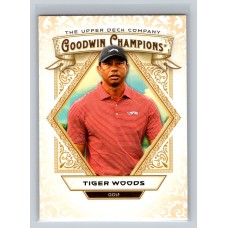 2025 Upper Deck Goodwin Champions Tiger Woods #1 Base Set Golf