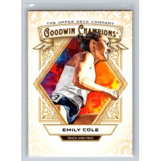 2025 Upper Deck Goodwin Champions Emily Cole #54 Base Set Prospect Track and Field