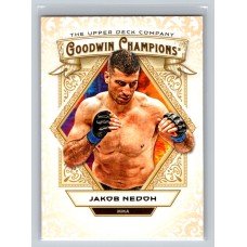 2025 Upper Deck Goodwin Champions Jakob Nedoh #56 Base Set Rookie MMA