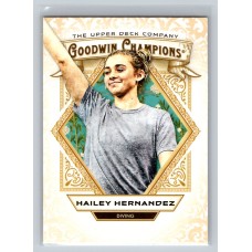 2025 Upper Deck Goodwin Champions Hailey Hernandez #66 Base Set Rookie Diving