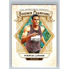 2025 Upper Deck Goodwin Champions Pierce LePage #75 Base Set Rookie Decathlon