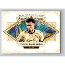 2025 Upper Deck Goodwin Champions Warren Zaire-Emery #91 Base Set - Horizontal Rookie Soccer