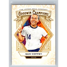 2025 Upper Deck Goodwin Champions Sam Coffey #68 Base Set Rookie Soccer - Womens