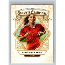 2025 Upper Deck Goodwin Champions Kika Nazareth #36 Base Set Rookie Soccer - Womens
