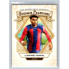 2025 Upper Deck Goodwin Champions Lamine Yamal #19 Base Set Rookie Soccer