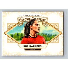 2025 Upper Deck Goodwin Champions Kika Nazareth #90 Base Set - Horizontal Rookie Soccer - Womens