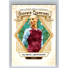 2025 Upper Deck Goodwin Champions Alisha Lehmann #69 Base Set Rookie Soccer - Womens
